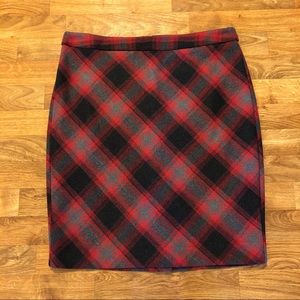 The Limited Plaid Skirt